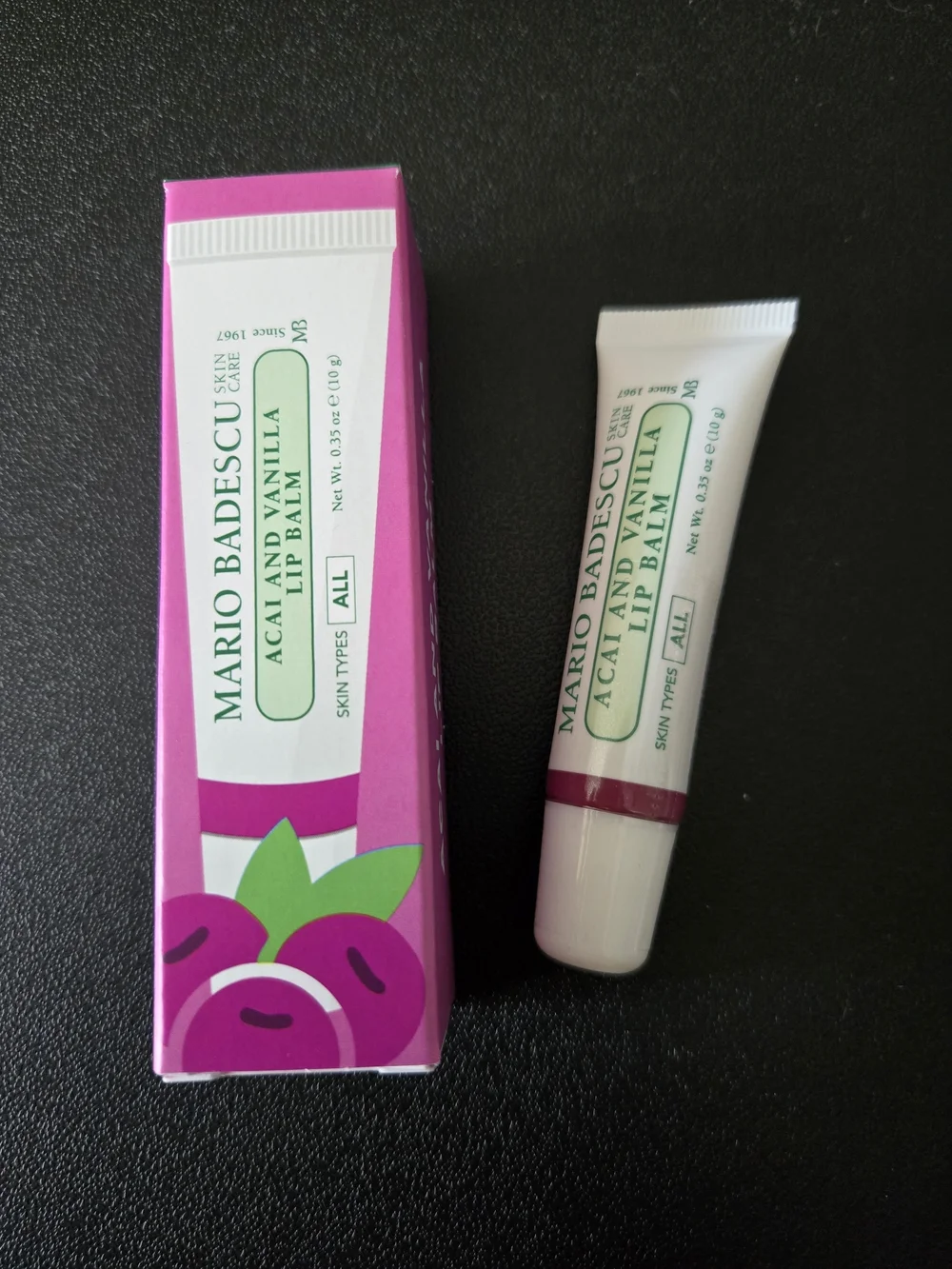MARIO BADESCU Acai and Vanilla Lip Balm Full Size